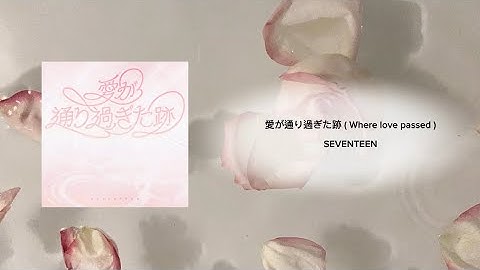 愛が通り過ぎた跡 ( Where love passed ) / SEVENTEEN 【日本語歌詞 / カナルビ】
