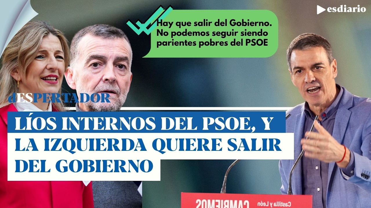 La izquierda de Sumar se rebela contra Sánchez: clamor para salir del ...