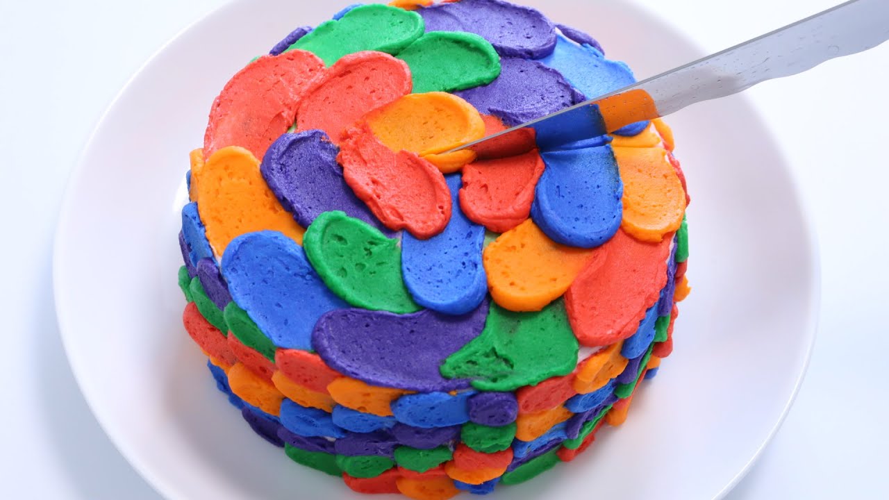 ⁣How to make Colorful Poison Cake カワイイモンスターカフェ原宿 カラフルポイズンケーキ