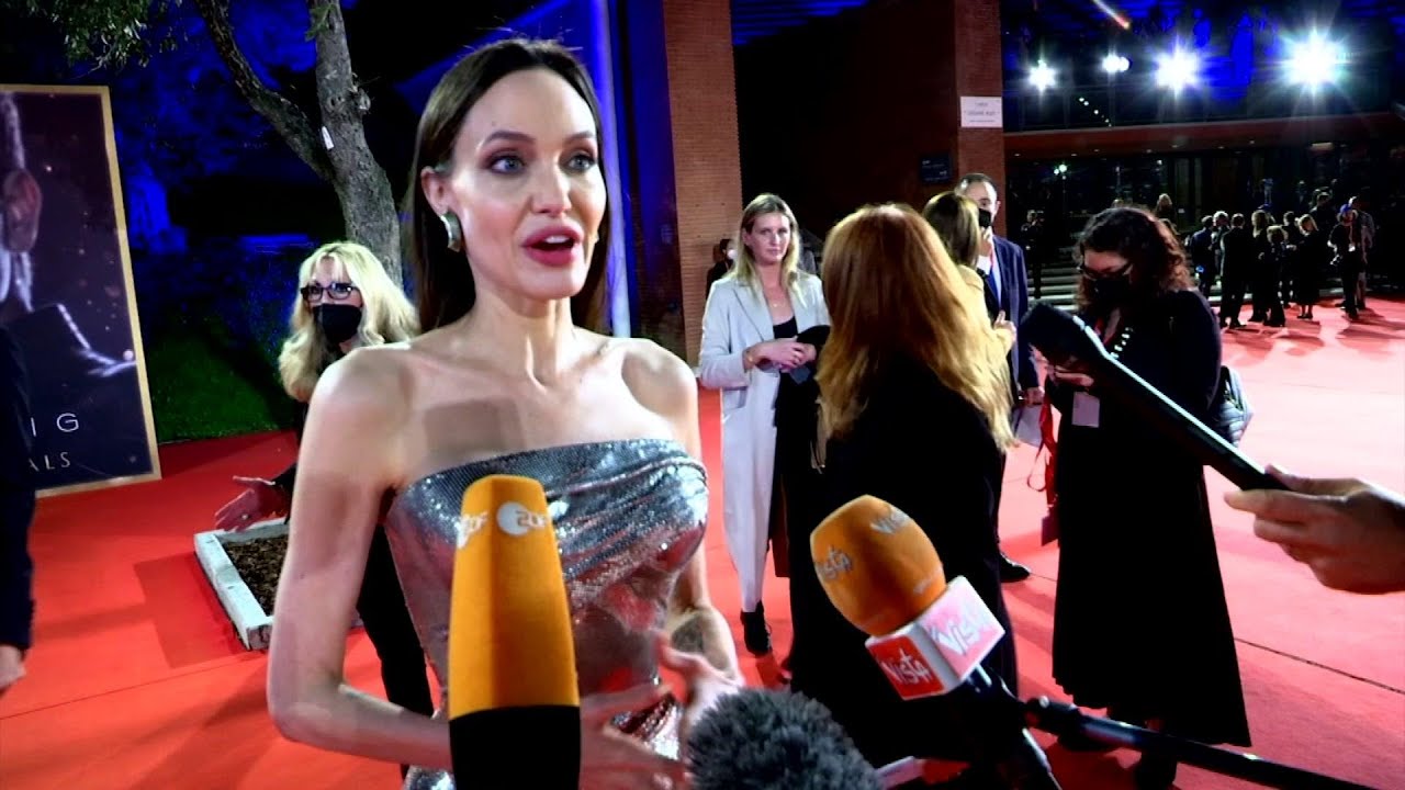 Angelina Jolie and Her Kids Won the Red Carpet at the “Eternals” Rome  Premiere — See Photos