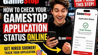 How to check your GameStop application status online