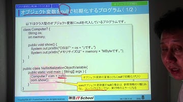 Java基礎Ⅱ　第2章 クラスの基本　その3