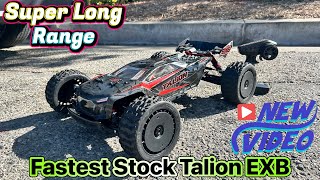 Arrma New Talion EXB Speed Run Fastest Stock RC ? New PB for this Talion 29-46 gears