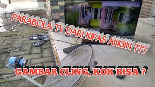 Parabola dari bekas kipas angin