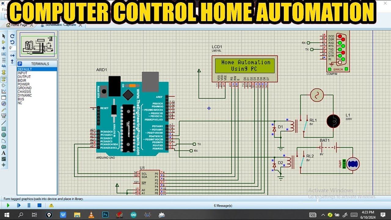 how to make a computer (pc) controlled home automation system using ...