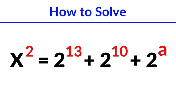 Math Olympiad | A Nice Algebra Problem | Find the value of X