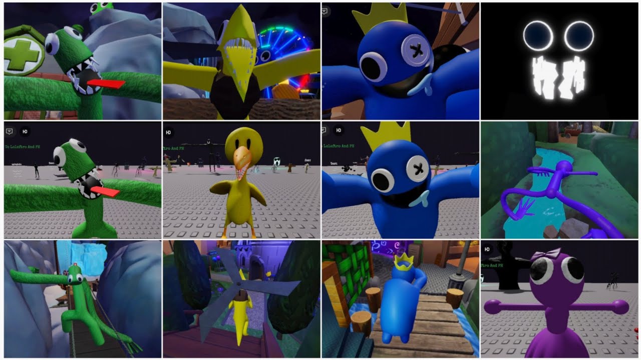 TOP 3 GAME | RAINBOW FRIEND 2 | CONCEPT RAINBOW | ACCURATE ROLEPLAY | ROBLOX