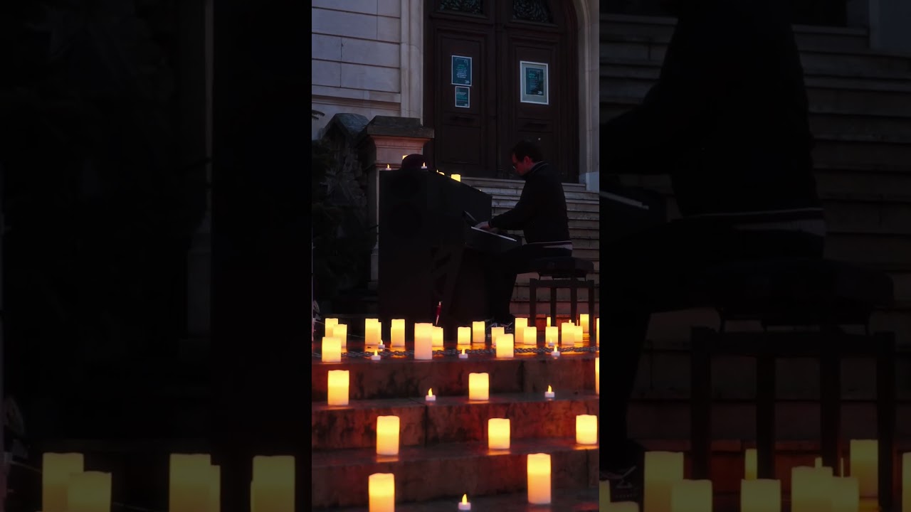 Cover piano Papoutai Stromaé #piano #pianocover #concertalabougie #candles