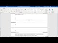 How to Create Microsoft Word Professional Reports - Insert Section Breaks