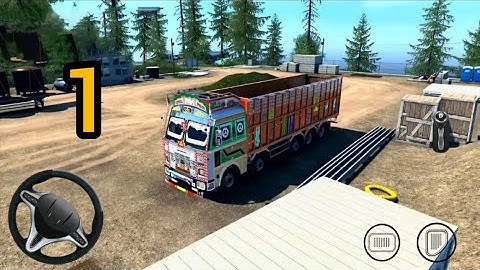 Indian truck simulator gameplay - Walkthrough part -1 (Android Gameplay)