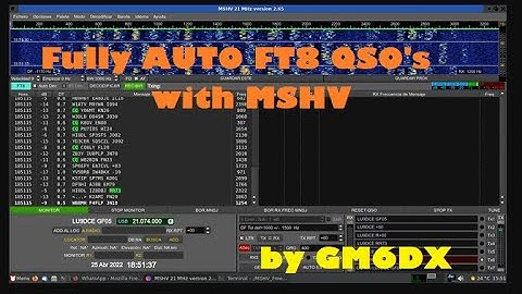Fully AUTO FT8 QSO using MSHV