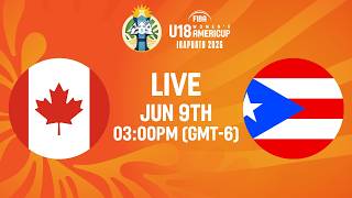 LIVE - Canada v Puerto Rico | FIBA U18 Women's AmeriCup 2026