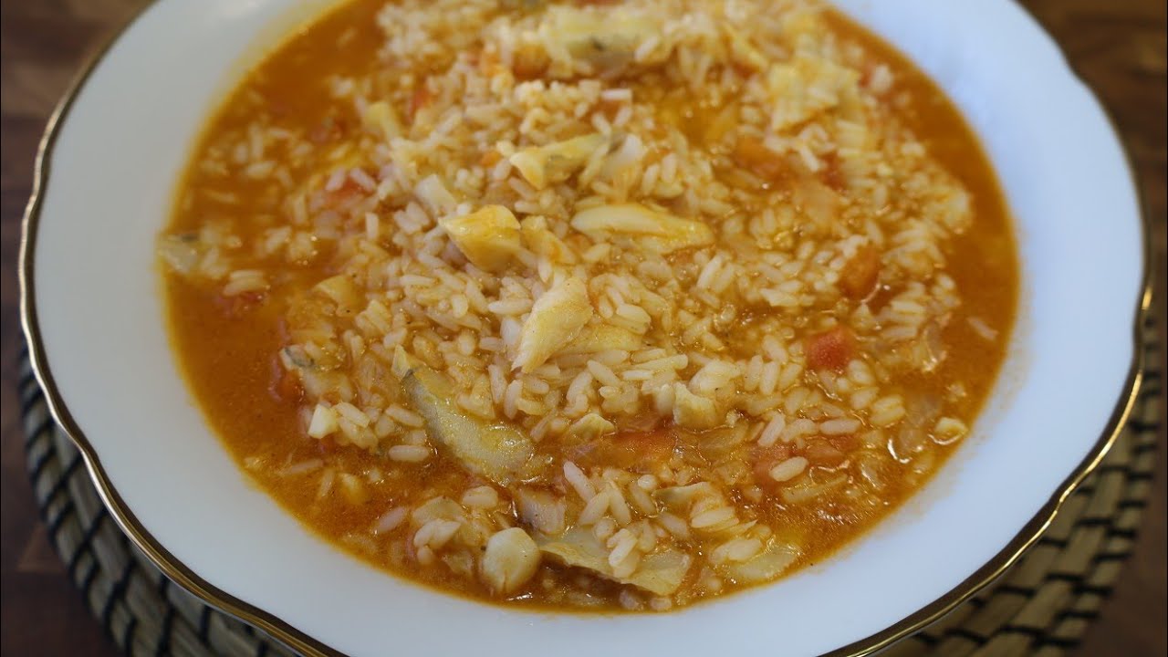 Arroz de bacalhau português à antiga