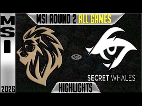 LYON vs TSW Highlights ALL GAMES | MSI 2026 Day 5 | LYON vs Team Secret Whales