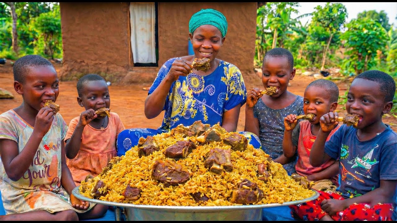 Preparing A Delicious New Year Feast In Our African Village
