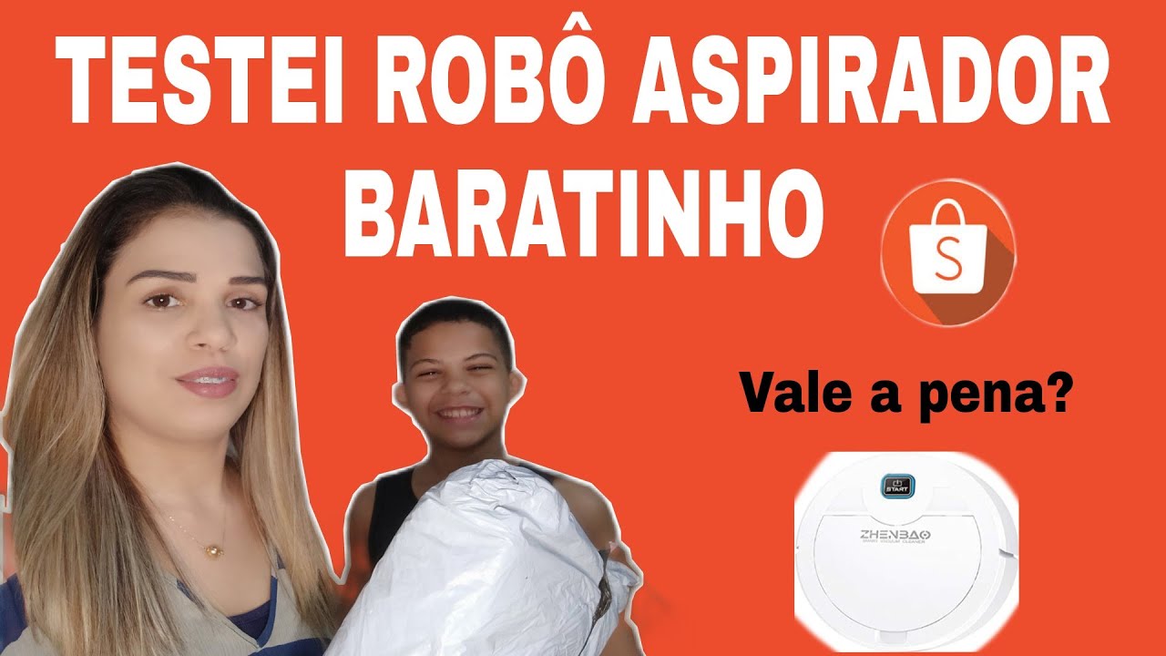 ASPIRADOR ROBÔ ZHENBAO DA SHOPEE Unboxing Zhenbao ZB200 Smart Vacuum
