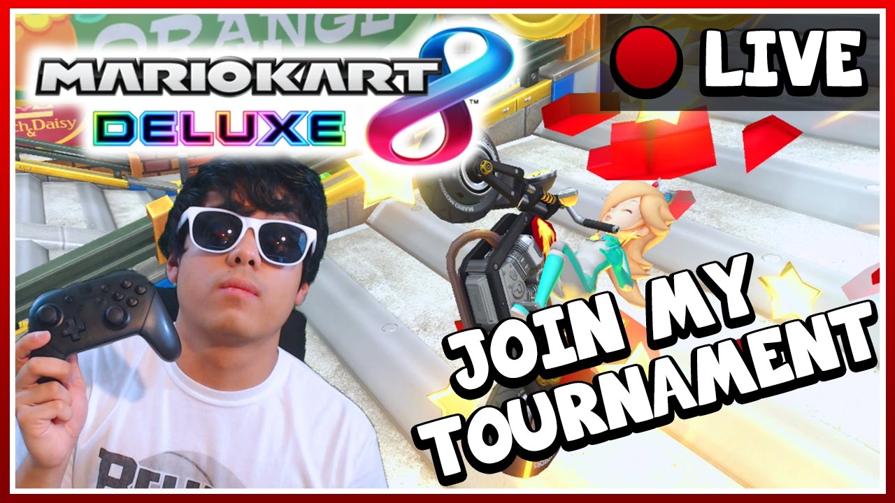 JOIN MY TOURNAMENT!!  [Mario Kart 8 Deluxe Online Races + Battles #3] Come say Hey! - JOIN MY TOURNAMENT!!  [Mario Kart 8 Deluxe Online Races + Battles #3] Come say Hey!