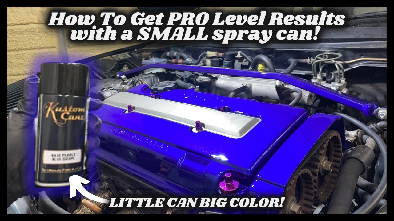 How I Get Pro Level Results With A Small 5oz Spray Can!