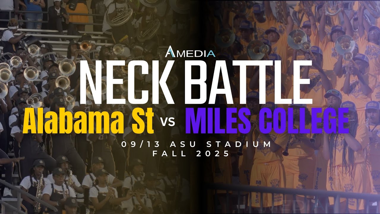 Neck Battle!!! Alabama State MMH vs Miles College PMM 2025 4K 2160p 🔥🎥🎬‼️