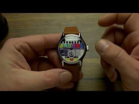 If you remember seeing THIS on TV, you're officially OLD!! Merkur Jump Hour TV Test screen!