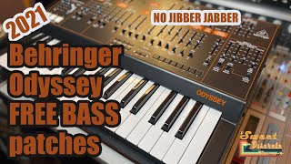 MELLOW SOFTER BASS patches for Behringer Odyssey_ENJOY for FREE