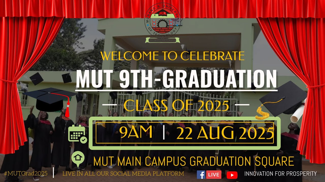 MUT 9th Graduation Ceremony – Live