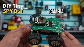 PART2: DIY Robotics Car with Spy Camera | ESP32 WiFi + Web Server Control | @JLCPCB