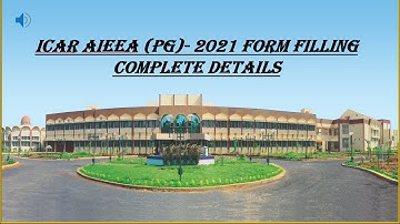 HOW TO FILL ICAR JRF/PG APPLICATION FORM 2021 WITH COMPLETE ONLINE STEP BY STEP FILLING