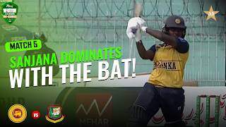 Sanjana Kavindi’s Stunning 90-Run Knock! | SL vs Ban | M5 | Women U19 Tri-Nation Series 2026 | MZP1J
