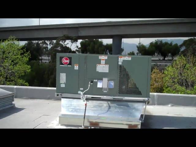 Rheem packaged heating and air conditioning - YouTube