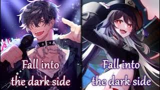 Nightcore - Darkside (Switching Vocals) - (Lyrics)