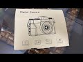 Digital camera 4k 30 fps 52 megapixel  unboxing  review  tany vlogs