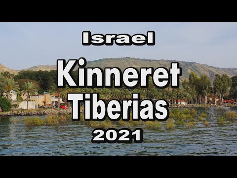 Israel. Travel to the Kinneret. Tiberias 2021  MAVIC 2 pro  4k