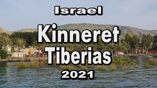 Israel. Travel to the Kinneret. Tiberias 2021 MAVIC 2 pro 4k