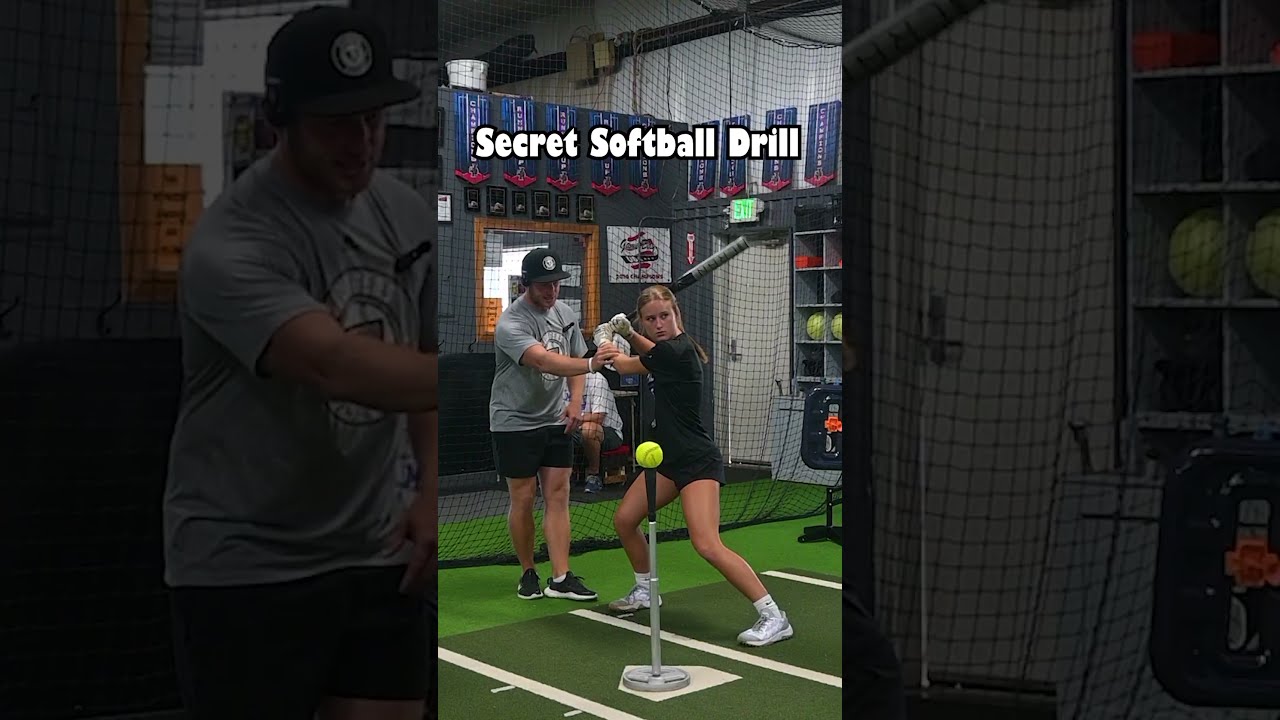 Secret Softball Drill Baseball Coaching Mlb Swing Baseballdrills