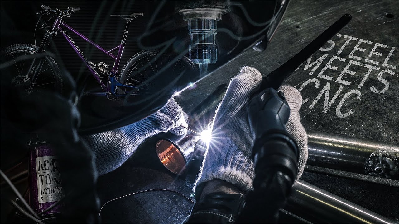 Birth of a bike brand - ACTOFIVE CYCLES 🛠️ Steel meets CNC | HIGH PIVOT ENDURO DREAM BUILD
