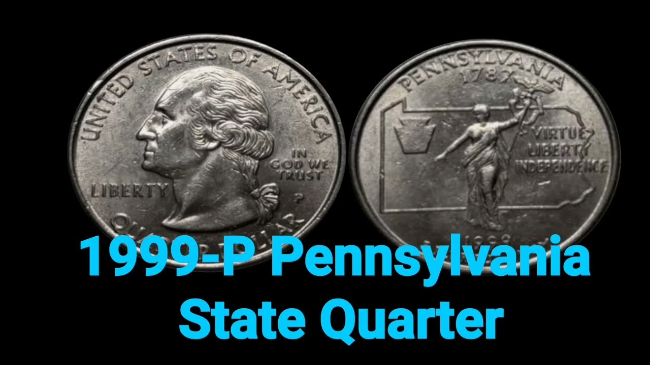 PENNSYLVANIA 1999-P STATE QUARTER ERROR HIGH VALUE #coin #coincollector