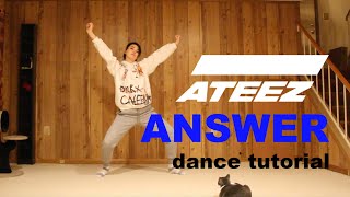 ATEEZ (에이티즈) - 'ANSWER' Mirrored Dance Tutorial [CHORUS - Explanation + Counts + Slowed]