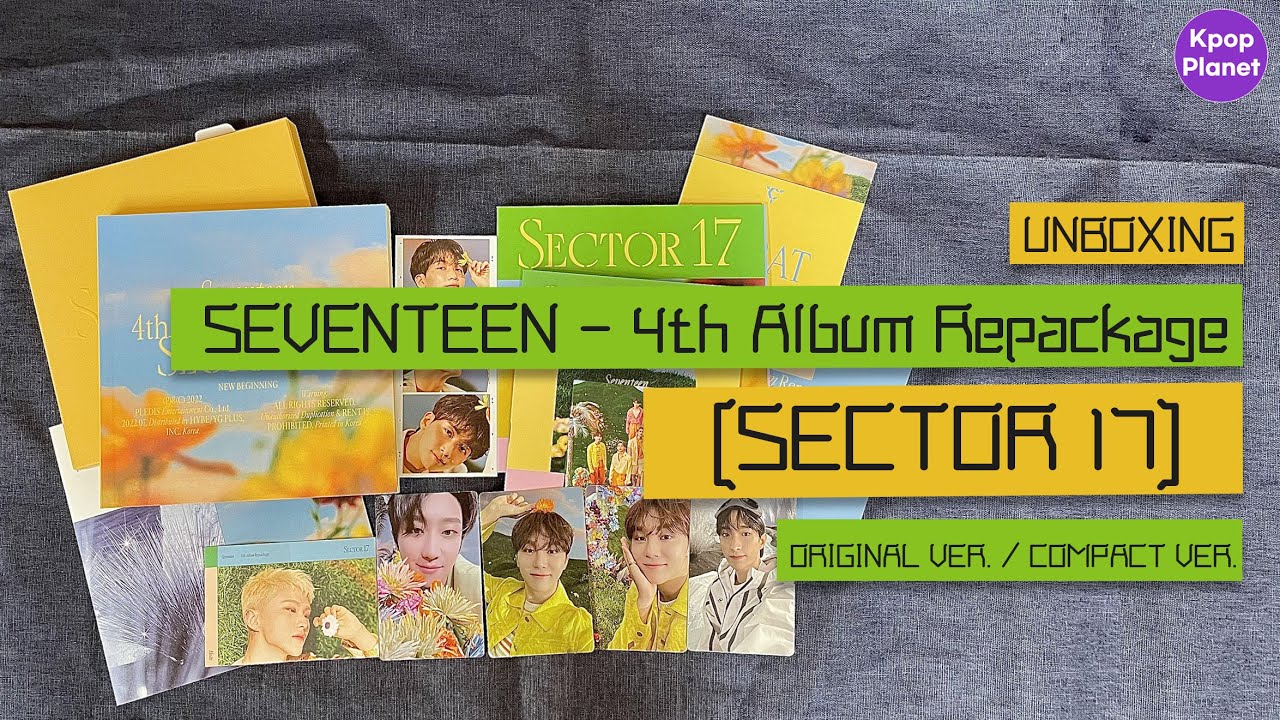 UNBOXING SEVENTEEN - 4th Album Repackage [SECTOR 17] review VIDEO 세븐틴