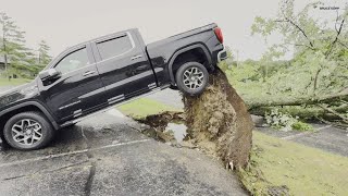 Lake Monroe residents cleaning up storm damage