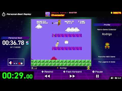 Switch - Nintendo World Championships [Super Mario Bros. 2: Lost Levels - Divemaster - 36.78]