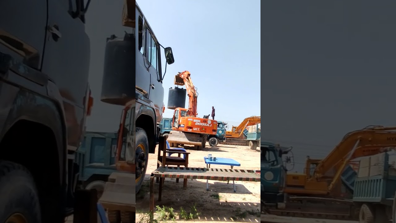 Shifting Water Tank for Camp settlement 