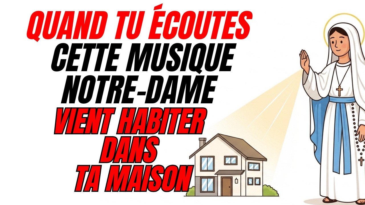 Quand cette musique joue… Notre-Dame vient habiter chez toi pour toujours.