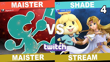 SSBU - Maister (Mr. Game & Watch) vs. ShadeLRK (Isabelle, Zelda) [Battle Arenas] [4th]