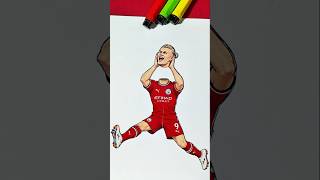 HA HA Haaland paper puzzle game Challenge #haaland #shorts
