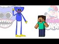 poppy playtime animation meme  - huggy wuggy & Minecraft - poppy monster