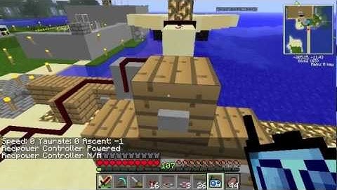 Redstone Powered Zepplin