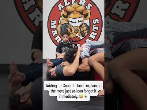 When coach's technique explanation leaves your brain instantly 🥋😂