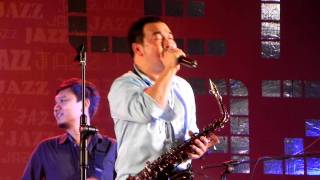 2011TJF  Koh Mr Saxman with Takeshi Band五