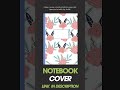 NOTEBOOK COVER #shorts